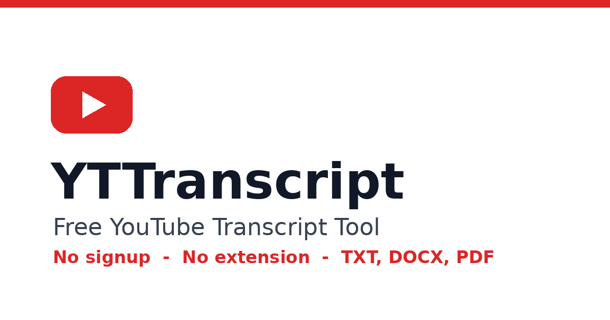 youtube transcript api: get transcripts... YouTube Transcript Generator: Get Any Video's Text Free (2026 ...